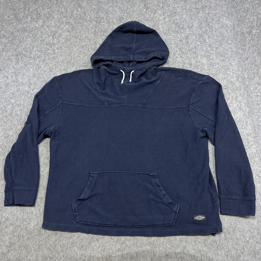 CPO Provisions Hoodie Mens Large Blue Cotton Pullover Kangaroo Pocket Casual
